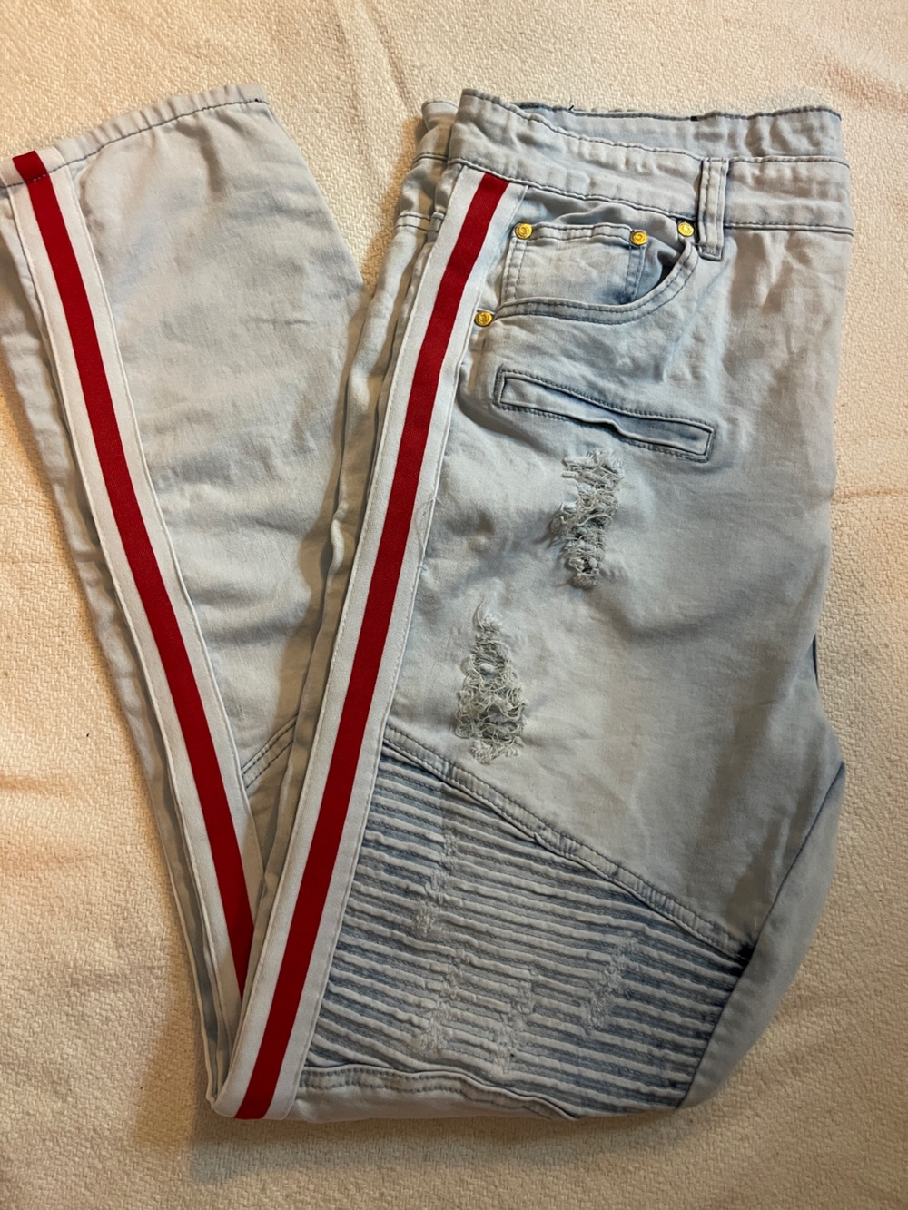 Argonaut Nation Men's Distressed Jeans